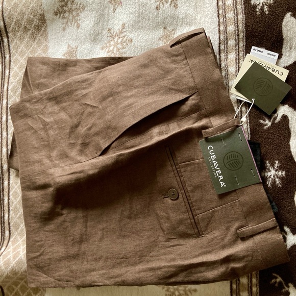 Cubavera Men's Linen Chinos